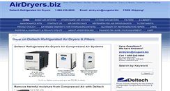 Desktop Screenshot of airdryers.biz